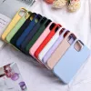 Casos de celular Silicone líquido para iPhone 14 13 Pro Max mini iPhone14 iPhone13 Cappa de moda de moda de sílica macia resistente à sujeira à prova de choque LL