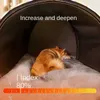 Cat Carriers Crates Houses Dog House Warm Medium Large Dog House Detachable and Washable Golden Retriever Pet Supplies 240426