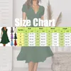 Casual Dresses For Teens Summer Women Long V Neck Beach Dress Elegant A Line Midi Knee Length Vestidos Femenino