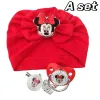 Accessori 2023 Red Shiny Baby Silicone Pacificatore Svuoto Nipplo Comfort Lunitore Silver Clip Clip Baby Cartoon Cartoon 3D Hat Gift HAT