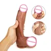 Haut spürt realistisch Penis weiche realistische Dildo weibliche Masturbator Doppelschicht Silikon Saugnapf Tasse Dildos Sexspielzeug für Frauen