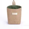Other Home Storage Organization Newcreative Cotton And Linen Desktop Bags Wall Mounted Hanging Bag Jute Basket Ccf12094 Drop Delivery Otjqb