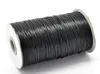 JLB 1 Roll 180m 1mm Whole Fashion Black Waxed cotton Cords fit braceletnecklace DIY Materials Accessories 3327533