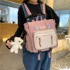 Backpack Style Dcimor adorável adolescente multifuncional Bolsa de viagem portátil feminino inserir mochilas femininas