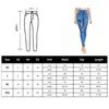 Damen -Leggings Frühling Schmetterlingsdruck Frauen hohe Taille Jeggings weiche lässige falsche Jeans Plus Size Dehnes Jeanshosen