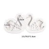 Molds Paar Swan Siliconen Mold 3D Fondant Cake Decoratie Schimmel Soap Mallen Chocolade Cookie Pastry Baking Tool Kitchen Accessoires