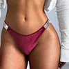 Kadın Panties Kadife Rhinestones Seksi İç Çamaşır Kadın Teşhal Dantel Elbise Kadın Mektubu Elmas G-String Sports Düşük Belli T-BACK BOYUTU S-XLL2404