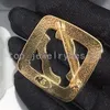 Men Womens Designer Brand Carta Broches 18K Gold Plated Design Inclay Crystal Jewelry Broche Charm Pin 2024 Casar com Acessorie de presente de festa de Natal com caixa