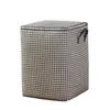 Houndstooth Quilt Bag Large Capacity Quilt Dustproof Bag Clothing Finishing Storage Bag Moving Packing Portable Storage Basket