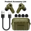 Écouteurs originaux!Arm Next Tactical Communication Pickup Noise Annuling Headset Earbuds, Military Tactical Electronic Shooting Headsed