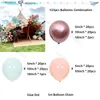 Party Decoration 5/10/18 Inch Tent Balloons Arch Kit Garland Garden Decorations Macarone Blue Peach Rose Gold Chrome Air Globos