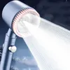 Bathroom Shower Heads High-pressure shower head with massage brush filter 5 modes adjustable water spray Rain shower faucet Bathroom accessories