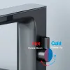 Drives ny grå smart daul sensor badrum bassäng kran varm kallt vatten mixer däck montering badrum diskbänk kran