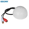 Escam Sound Monitor CCTV Video Gözetim Güvenlik Kamera IP Kameraları için Ses Pikap Mikrofonu