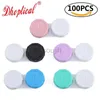 Contact Lens Accessories 100PCS contact lens case wholesale low price colorful accessories for glasses shop by dhoptical d240426