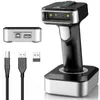 Eyoyo Barcode Scanner 2Dオートセンシングスクリーンスキャン1D Bluetooth Bar Code Reader 2500MAH Power for Payment Warehouse Library 240416