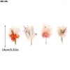 Flores decorativas 1pc Pequeno casamento florais gipsophila seca Flowersleaves mini -dama de honra Bouquets de mesa de mesa