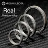 Keychains Titanium Alloy Key Rings Buckle Pendant Super Light Man Car Keychain For Male Creativity Gift Keyfobs Crafts Ring