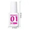 Liquidi mafanails glitter immersione in polvere un chiodo con base/coat top/attivatore/spazzola saver da 10 ml di immersione da 10 ml sieta set set utensile