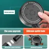 Bathroom Shower Heads 8 Modes High-Pressure Shower Head Fall Resistance Black Handheld Shower Head Water Saving Bathroom Shower Accessories