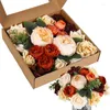 Dekorative Blumen Wirklich Berührung künstlich für Haus- und Bürodekor Rosen Hochzeitsfeierdekorationen