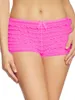 Women's Panties Lace Ruffle Soft Stretch Breathable Mesh Sheer Boyshorts Hipster Chic Safety Short Pants Dance Underwear