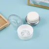 Storage Bottles Empty Powder Container With Puff Refillable For Baby Women Talc Free Dusting Loose Case Home Travel Box