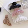 Klemt YHJ met diamanten haarklauw persoonlijkheidsontwerp haar klauw clip haai vanghaar accessoires voor vrouwen meisjes y240425