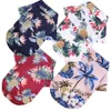 Dualpet Hawaiian Dog Ubrania French Buldog Ubrania dla zwierząt domowych Summer Pet Clothing Dog Cat Koszulka dla małych średnich psów Puppy Ropa Perro 240425