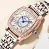 Orologi da polso Chenxi Ladies Ladies Rosegold Orologi Top Diamond Women Watch inossidabile in acciaio inossidabile orologio da polso impermeabile