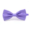 Bow Linds Fashion Color sólido para hombres Matrimonio de boda masculino para hombres Accesorios de camisa clásica