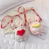 Borse peluche con peluche lolita toeletta borse traverse borse da ragazzo kawaii bambola borsa a traio