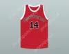 Anpassad Nay Youth/Kids George Nostrand 14 Providence Steamrollers Red Basketball Jersey 2 Stitched S-6XL