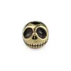 Paracord 10PCS/LOT Pumpkin Skull Brass Knife Beads Umbrella Rope Cord Outdoor Knife Pendant EDC Skull Paracord Accessory Wholesale