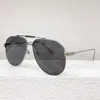 Sonnenbrille Titanium Doppelbrücke Frauen Luxus Gold UV400 Original Mode Solargläser Männer Oval Eyewear 0352s Accessoire