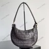 10A Retro Mirror Quality Designers Tote Shoulder Bags Hobo Leather Weaving Real Hobo Armpit Hands New Mirror Wnitting Purse Gemeiii Compo