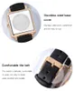 Wristwatches SANDA Women Square Sport Watches Fashion Leather Strap Analog Quartz Wristwatch Big Dial Vintage Elegant Ladies Watch Reloj