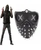 Game Watch Dogs 2 WD2 Mask Marcus Holloway Wrench Cosplay Rivet Face Mask Half Face PVC Mask Party Cosplay Props Horror Watchdog6075209