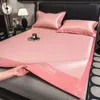 Sängkläder sätter 3st kylmadrass slät luftkondition med cool känsla fiber hudvänlig andningsmatta