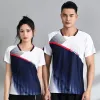 Truien snel droge zomer badminton shirt tafel tennis jersey voor mannen vrouwen 2023 nieuw in ping pong thirts tennisvolleybal uniform tops