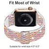 Assista Bandas Bohemian Strap for Watch Strap 44mm 45mm Ultra2 49mm Series 9 8 7 38/42mm de nylon elástico Iwatch 6 5 4 3 SE 40/41mm 240424