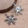 Charms Decoration Snowflake Jewelry For Men 28x22mm 10pcs