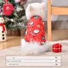 Vêtements pour chiens vêtements pour animaux de compagnie mignons uniques de haute qualité de résistance à usure de secours Noël charmant confortable doux