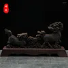 Schmuckbeutel Chinesische Schwertständer Massivholz Basis Tür Rahmen dekorative Ornamente Display