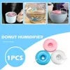 Mini Donut Négatif Ion Humidificateur USB Purificateur d'air de ménage rond pour le bureau à domicile Donut STEAT Diffuseur Mini pulvérisateur 240425