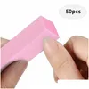 File unghie 50pcs buffer buffer blocco bloccante acrilico a pedicure levigatura manicure art suggerimenti drop drenge otopu