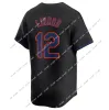 Chaînes de baseball personnalisés Francisco Lindor Brett Baty Francisco Alvarez Jose Quintana tout numéro de nom à la maison Jersey Men Femmes Youth S-6XL