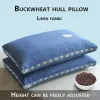 Pillow New Buckwheat Hull Pillow Grain Pillow To Help Sleep Protect The Neck Pillow Side Back Stomach Sleeper Remedial Pillows Bedding