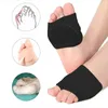 2024 Silicone Metatarsal Sleeve Pads Half Toe Bunion Sole Forefoot Gel Pads Cushion Half Sock Supports Prevent Calluses Blisters for