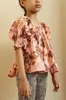 Kleidungssets bedruckte Mädchen Kleid Marke Rose Floral Fashion Kinder Top T-Shirt und Shorts Hosen Set Kurzarm Sommer-T-Shirt-Hosen